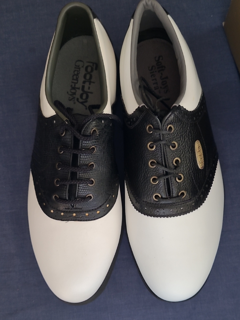 FootJoy Two-Tone Black & White Men’s Golf Shoes